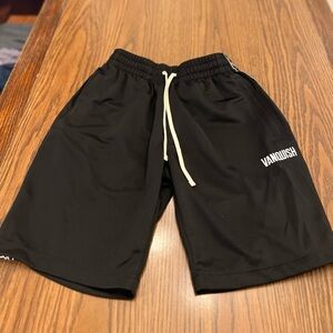 VANQUISH Men's Black Athletic Shorts